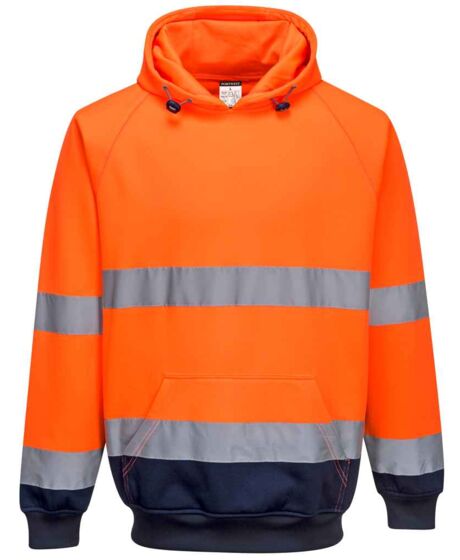 Portwest Hi-Vis Two Tone Hooded Sweatshirt Thumbnail