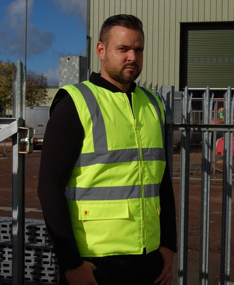 Warrior Phoenix Hi-Vis Reversible Bodywarmer Thumbnail