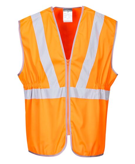 Hi-Vis Zip Long Length Vest Thumbnail