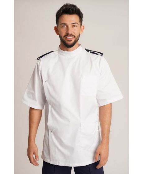 Male Dental Tunic with Epaulette Loops Thumbnail