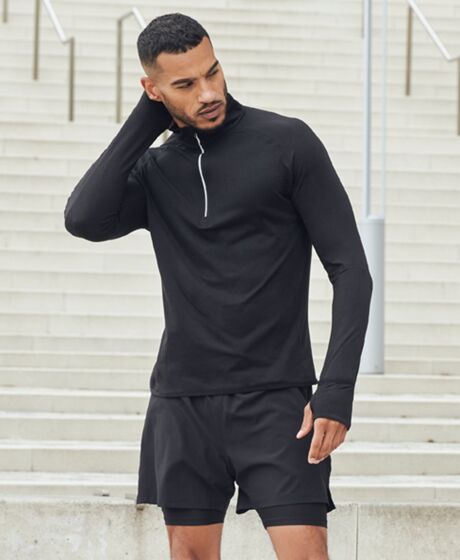 Tombo Mens Double Layer Sports Short Thumbnail