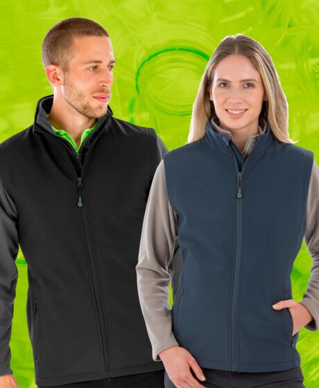 Result Genuine Recycled Ladies Printable Soft Shell Bodywarmer Thumbnail