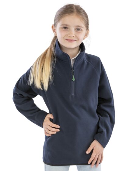 Result Genuine Recycled Kids Zip Neck Micro Fleece Thumbnail