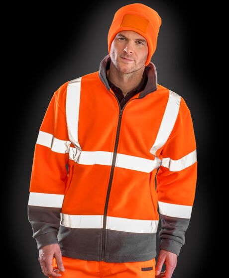 Result Safe-Guard Hi-Vis Micro Fleece Jacket Thumbnail