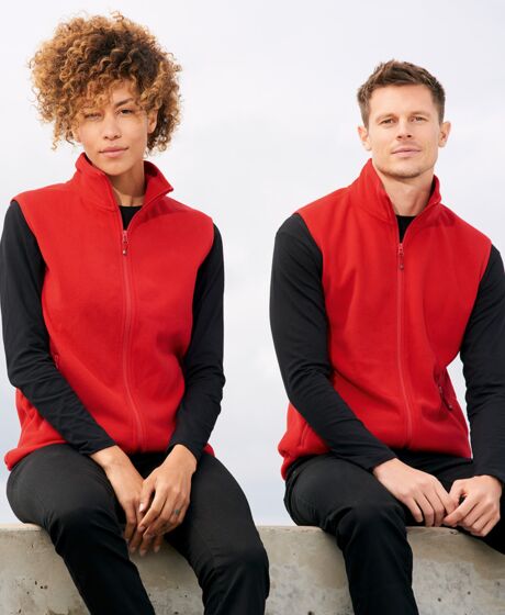 SOL'S Unisex Factor Recycled Micro Fleece Bodywarmer Thumbnail