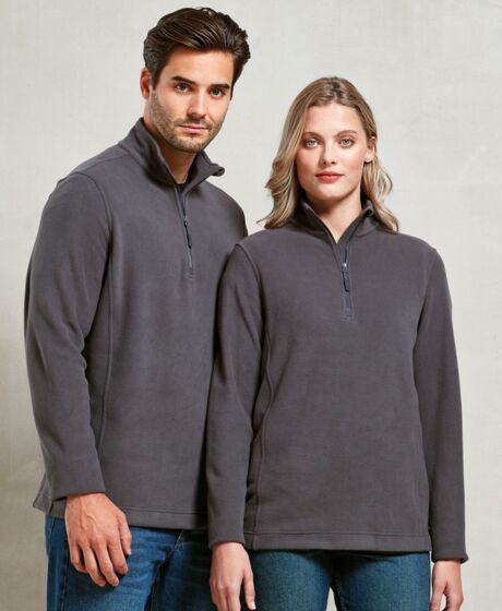 Premier Unisex Recyclight® 1/4 Zip Fleece Thumbnail