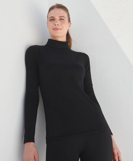 SF Ladies Feel Good Stretch Roll Neck T-Shirt Thumbnail