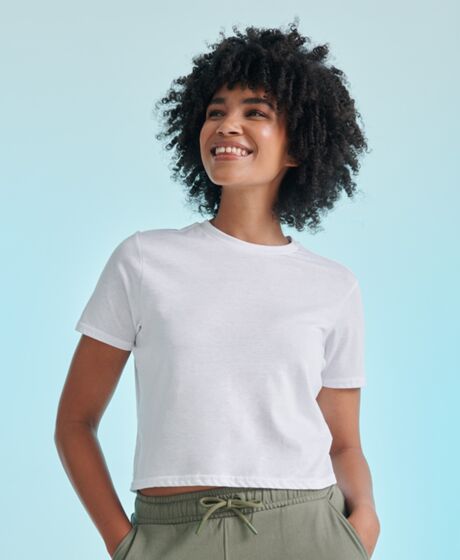 SF Ladies Cropped Boxy T-Shirt Thumbnail
