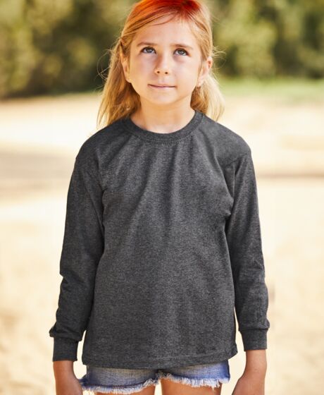 Fruit of the Loom Kids Long Sleeve Value T-Shirt Thumbnail