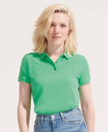 SOL'S Ladies Planet Organic Piqué Polo Shirt Thumbnail