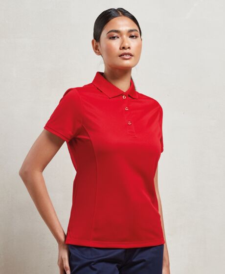 Premier Ladies Coolchecker® Piqué Polo Shirt Thumbnail