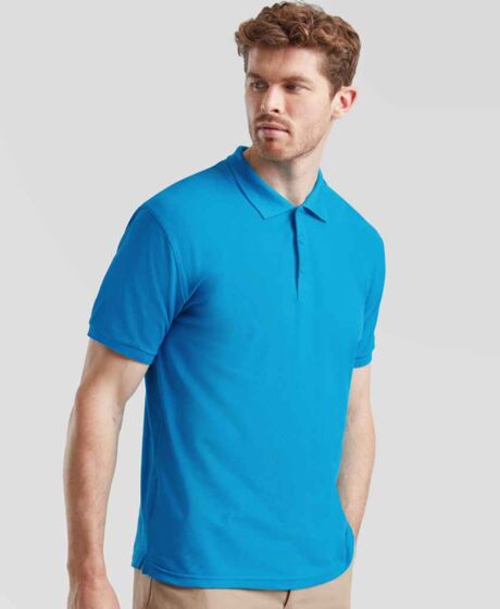 Fruit of the Loom Premium Cotton Piqué Polo Shirt Thumbnail