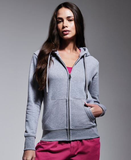 Anthem Ladies Organic Full Zip Hoodie Thumbnail