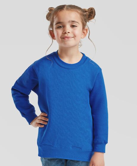 Fruit of the Loom Kids Classic Drop Shoulder Sweatshirt Thumbnail