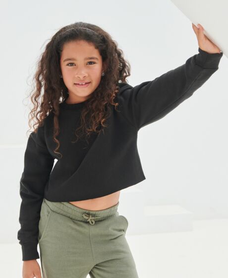 SF Minni Kids Cropped Slounge Sweatshirt Thumbnail