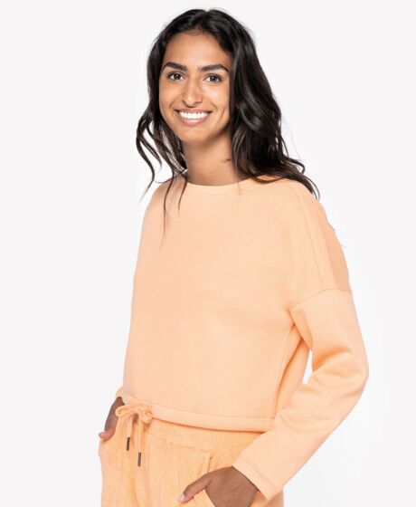 Native Spirit Ladies Oversized Cropped Sweatshirt Thumbnail