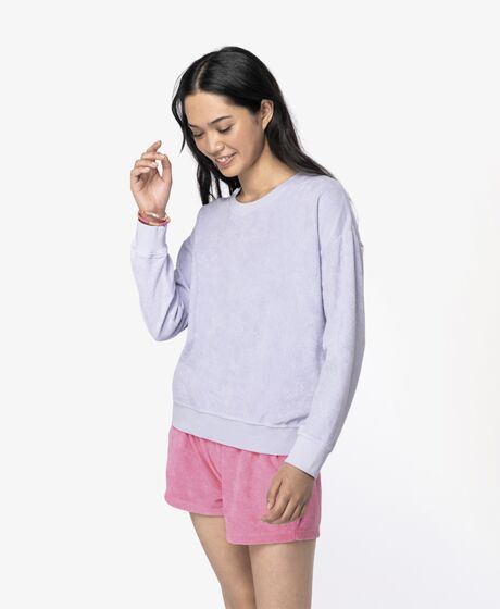 Native Spirit Ladies Terry Towel Sweatshirt Thumbnail