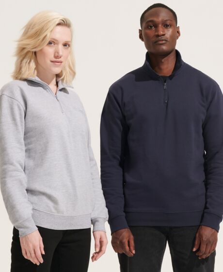 SOL'S Unisex Conrad 1/4 Zip Sweatshirt Thumbnail