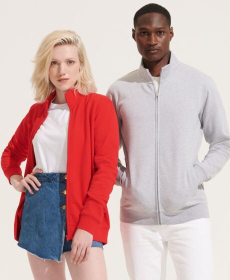 SOL'S Unisex Cooper Full Zip Sweat Jacket Thumbnail