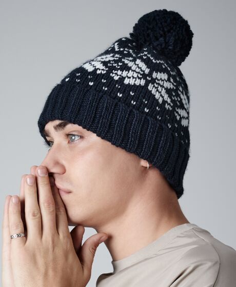 Beechfield Fair Isle Snowstar® Beanie Thumbnail