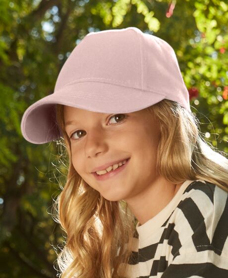 Beechfield Kids Organic Cotton 5 Panel Cap Thumbnail