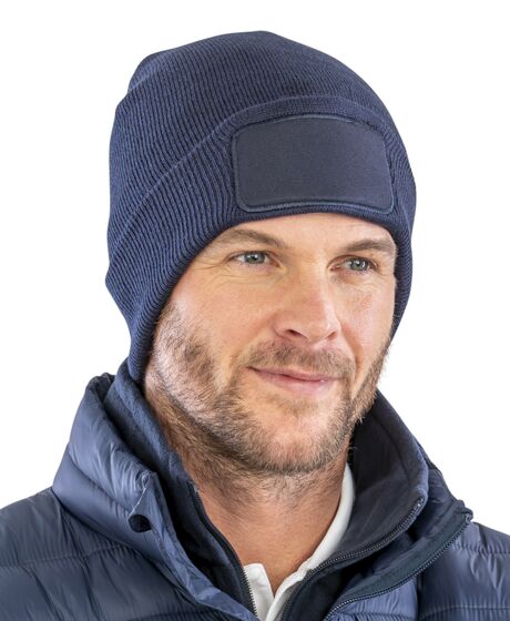 Result Genuine Recycled Double Knit Printers Beanie Thumbnail