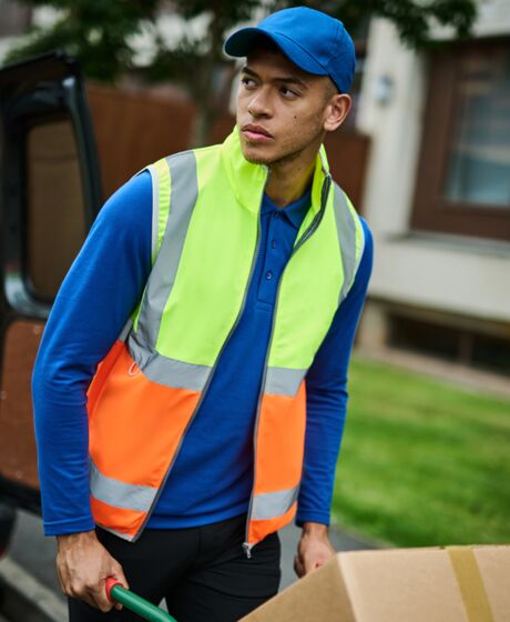 Regatta High Visibility Pro Full Zip Gilet Thumbnail