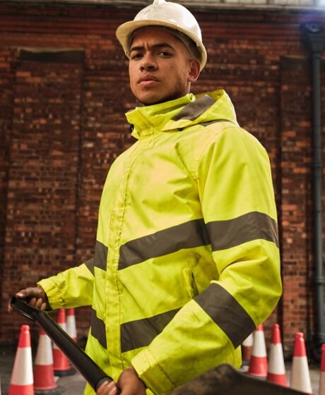 Regatta High Visibility Pro Contract Dover Jacket Thumbnail
