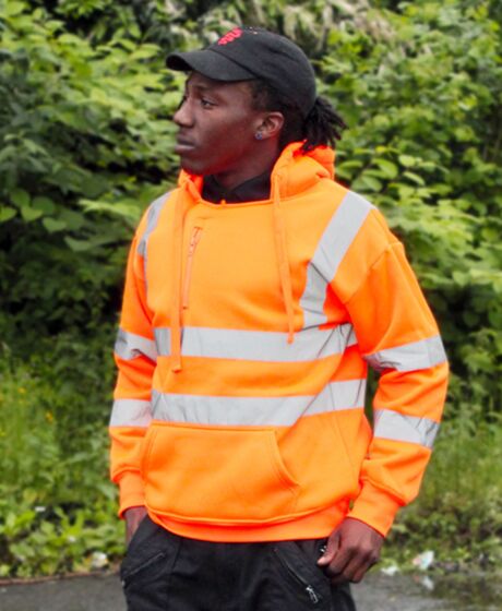 Warrior Hi-Vis Pull On Hoodie Thumbnail