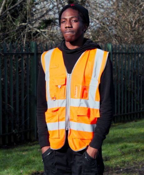 Warrior Hi-Vis Executive Waistcoat Thumbnail