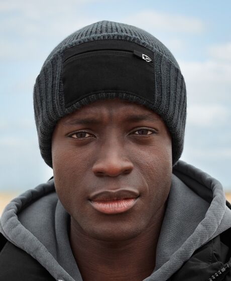 Beechfield Zip Patch Beanie Thumbnail