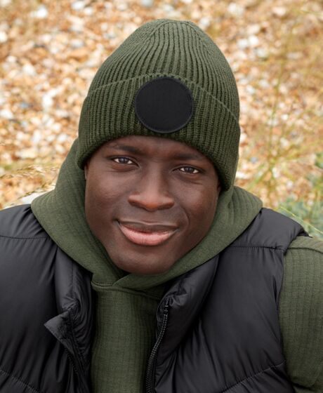 Beechfield Circular Fashion Patch Beanie Thumbnail