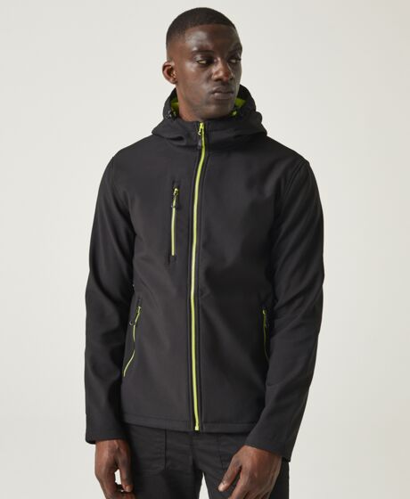 Regatta Navigate Two Layer Hooded Soft Shell Jacket Thumbnail