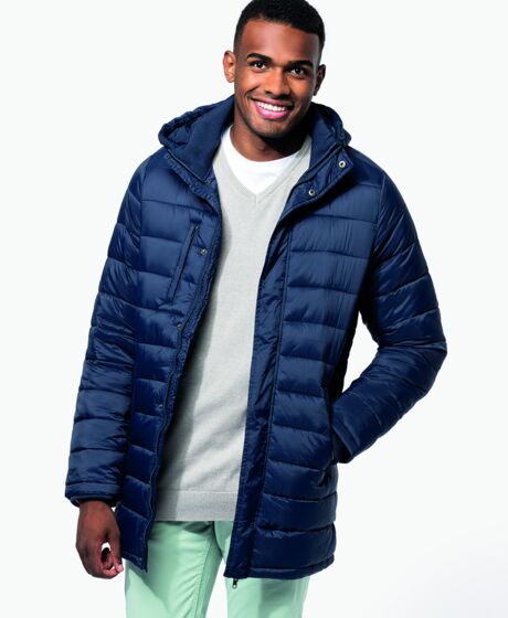 Kariban Lightweight Long Padded Parka Jacket Thumbnail