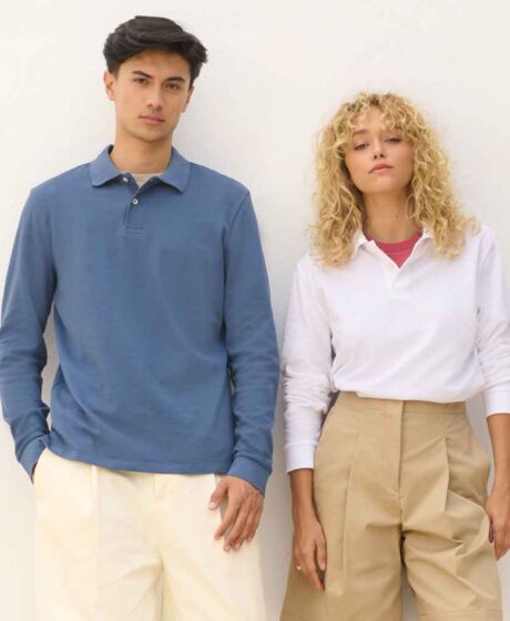 SOL'S Unisex Pacific Long Sleeve Piqué Polo Shirt Thumbnail