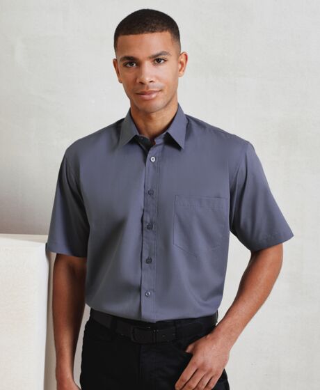 Premier Short Sleeve Poplin Shirt Thumbnail