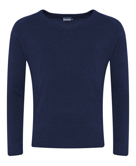 Banner 50/50 V Neck Pullover (Old Badge) Thumbnail