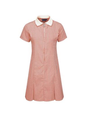 Banner Avon Zip-Fronted Corded Gingham Dress Thumbnail