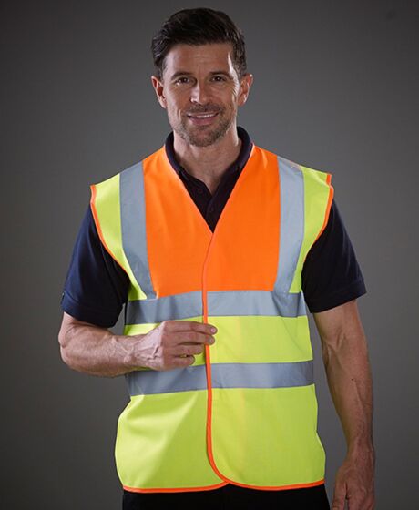 Yoko Hi-Vis Two Band and Braces Waistcoat Thumbnail