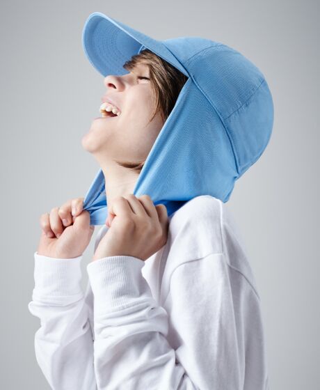 Beechfield Kids Legionnaire Style Cap Thumbnail