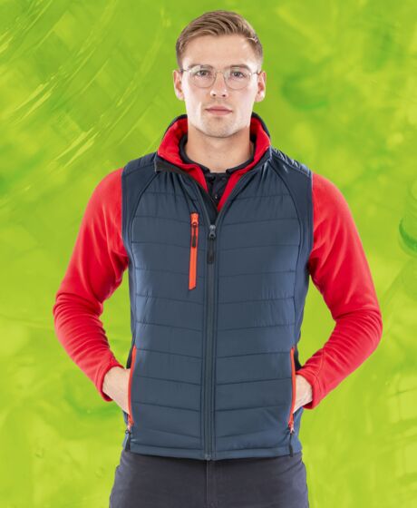 Result Black Compass Padded Gilet Thumbnail