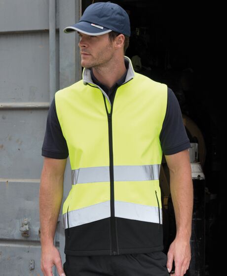 Result Safe-Guard Printable Safety Soft Shell Gilet Thumbnail