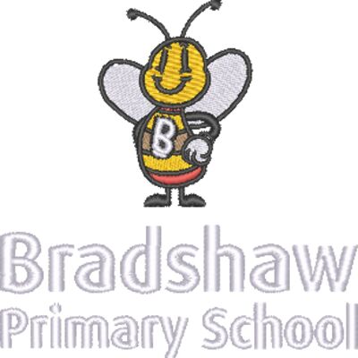 Bradshaw Primary School on RED garments LEFT CHEST Thumbnail